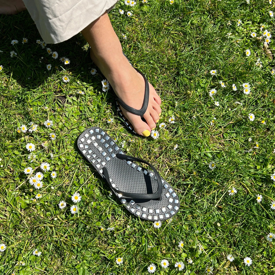 Nitter, firkantet, forsølvet og forgyldt, 10-100 stk Beadhouse of Copenhagen