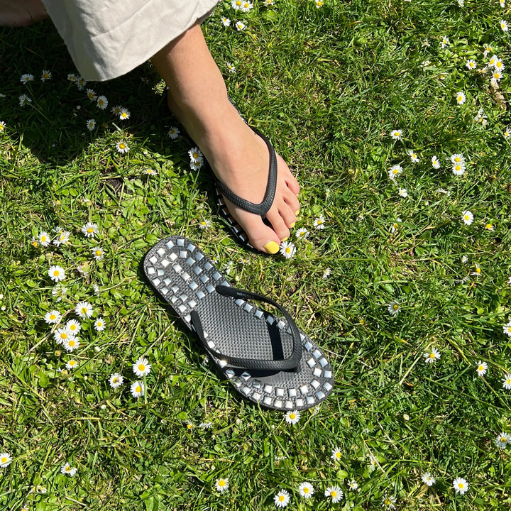 Nitter, firkantet, forsølvet og forgyldt, 10-100 stk Beadhouse of Copenhagen