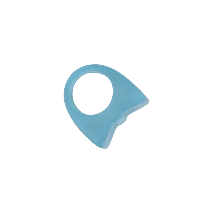 Fingerring, chunky ring i plastik, flere varianter 