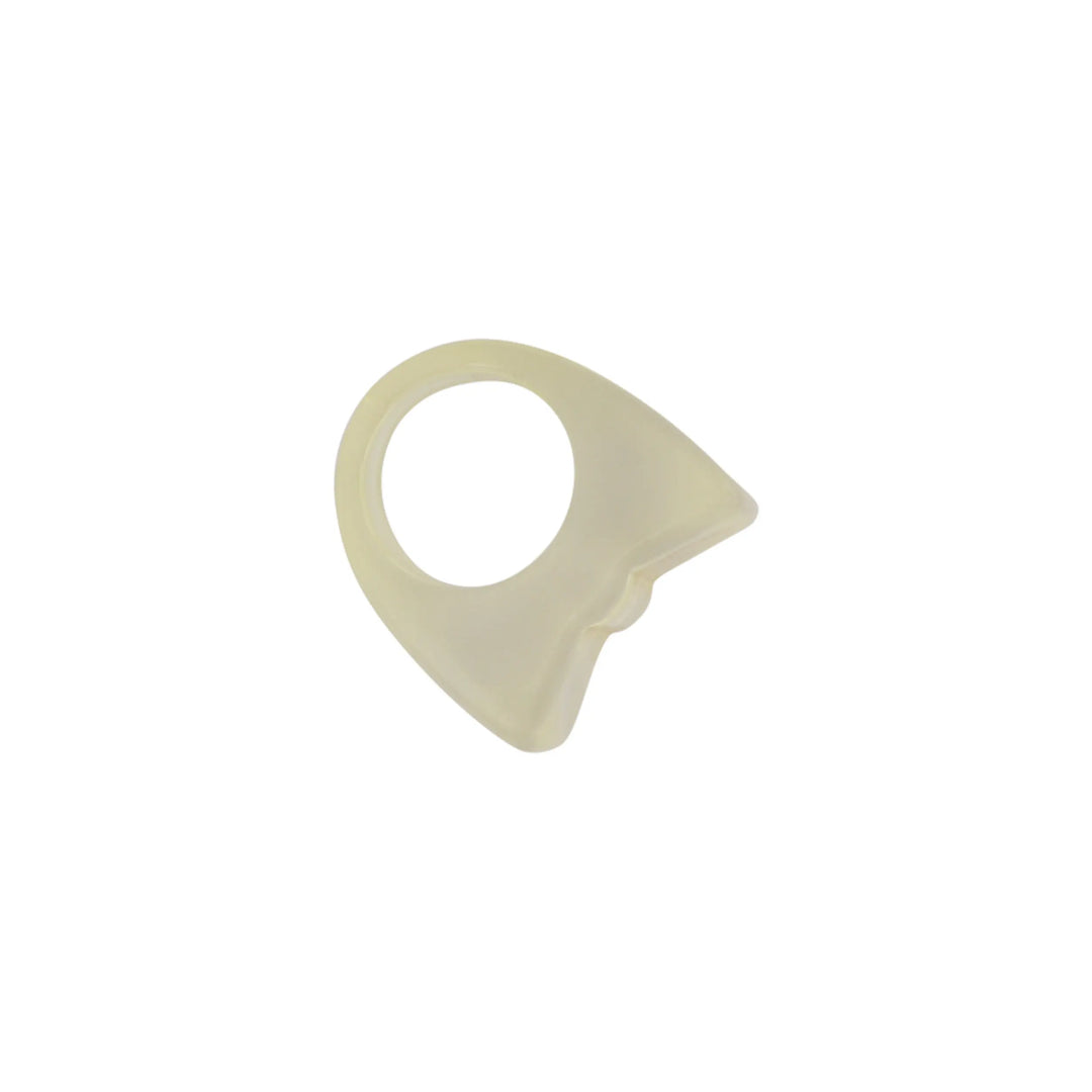 Fingerring, chunky ring i plastik, flere varianter 