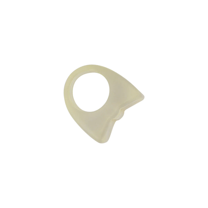 Fingerring, chunky ring i plastik, flere varianter 