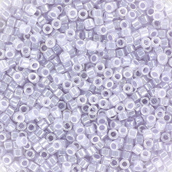 Purple glass beads, Miyuki Delica Beads