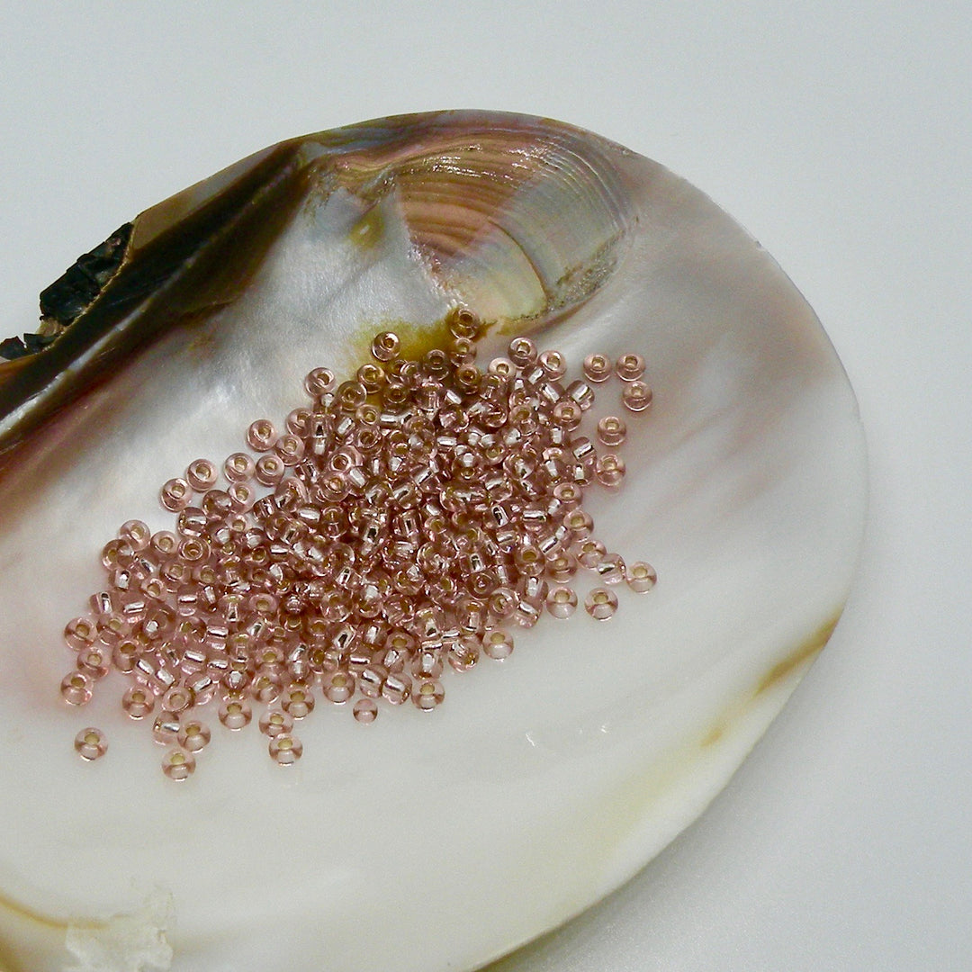 Lilla Glasperler, seed beads, Transparent Purple