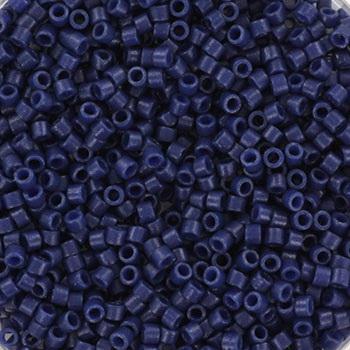 Blå Glasperler, Delica beads, duracat opaque mat farvet marine