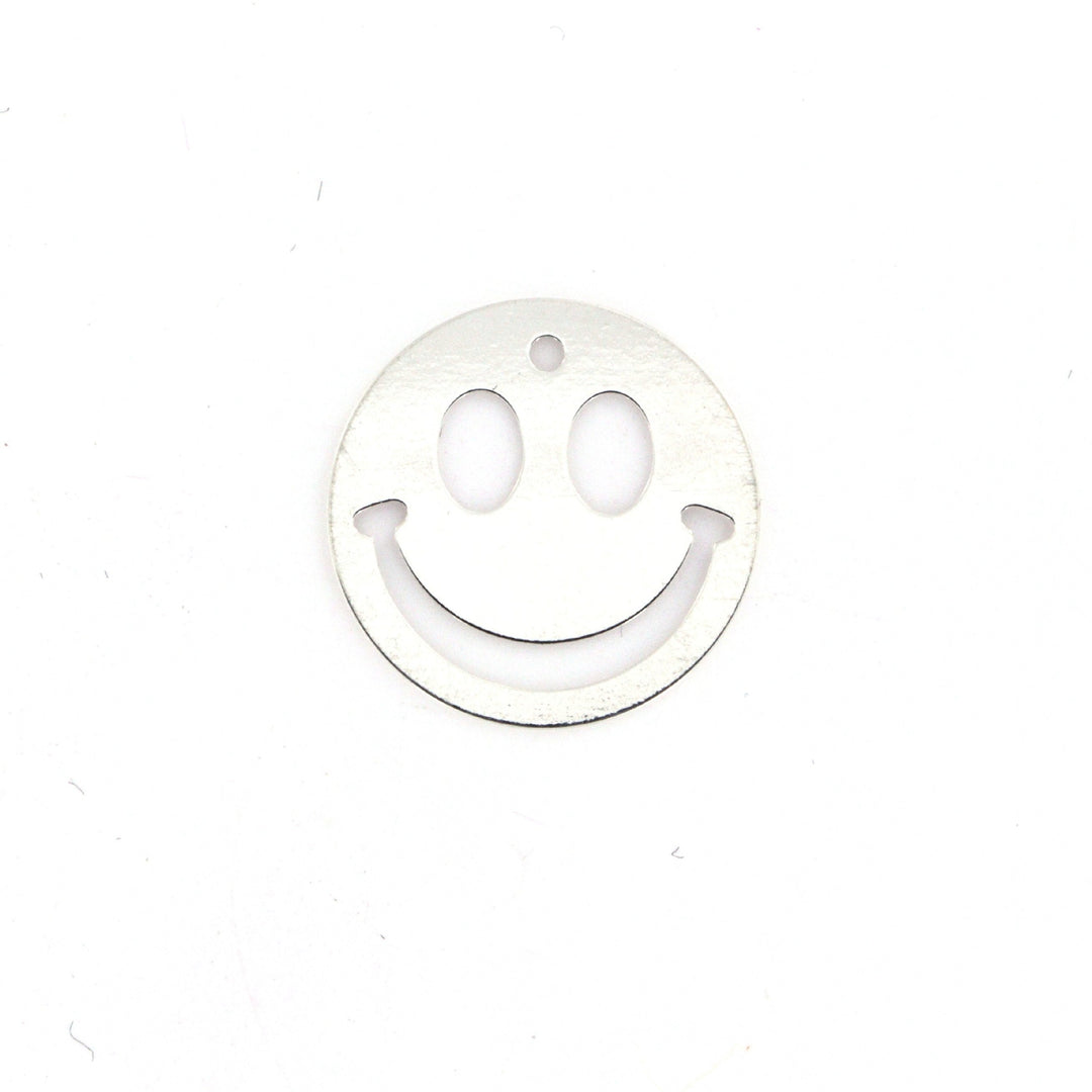 Vedhæng. Sterlingsølv. Smiley pendant. 15mm.